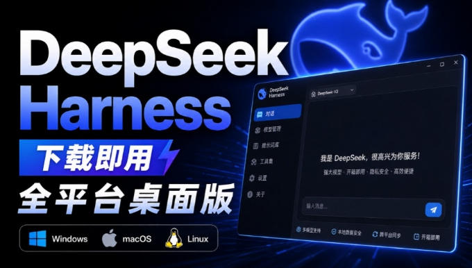 Github上近20万Stars,Harness现在可以双击运行使用了,Harness全平台桌面版-聚业