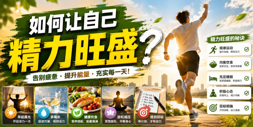 付费文章:如何让自己精力旺盛?-聚业
