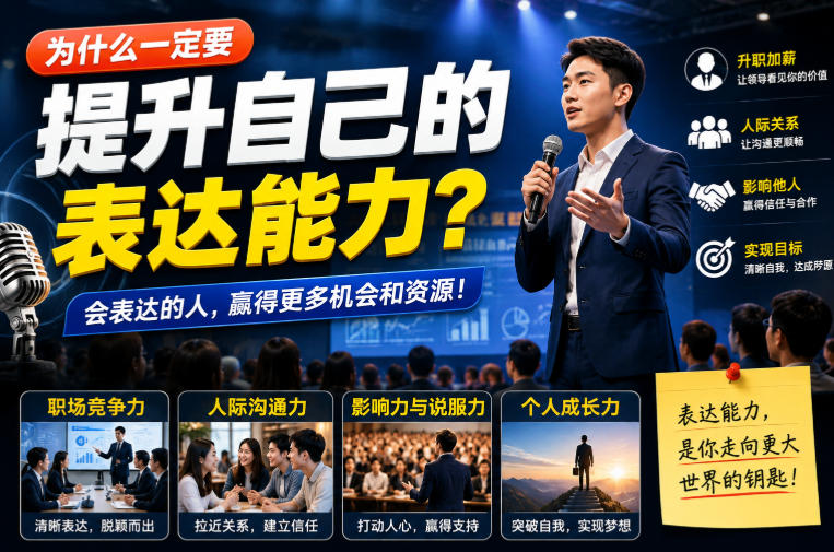 付费文章:为什么一定要提升自己的表达能力?-聚业