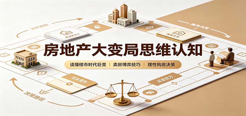房地产大变局思维认知:读懂楼市时代巨变,卖房博弈技巧,理性购房决策-聚业
