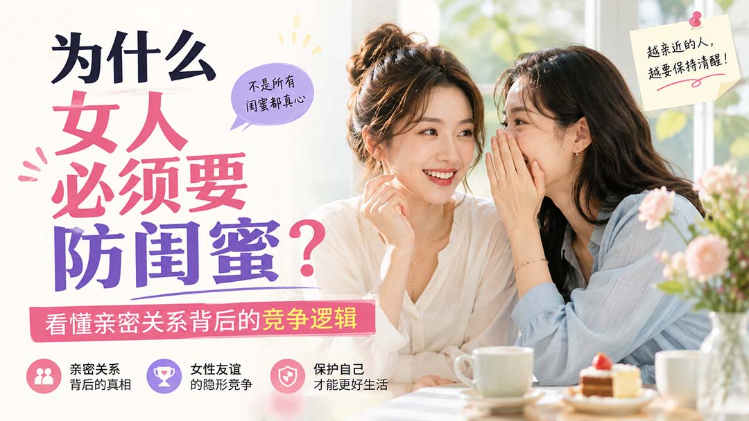 付费文章:为什么女人必须要防闺蜜?看懂亲密关系背后的竞争逻辑-聚业
