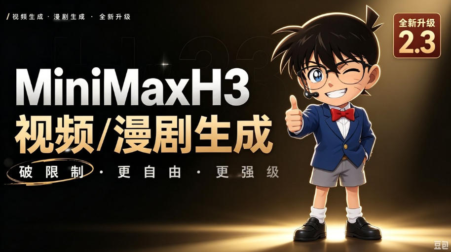 【MiniMaxH3一键懒人整合包】AI视频/漫剧生成工具,支持30_40_50显卡,ComfyUI整合包安装部署!最低8g显存也能跑!-聚业