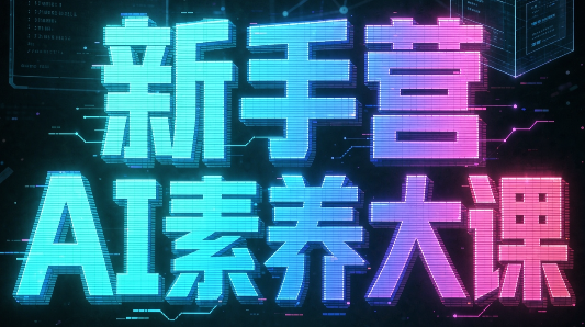 破局俱乐部·破局行动新手营AI素养大课-聚业