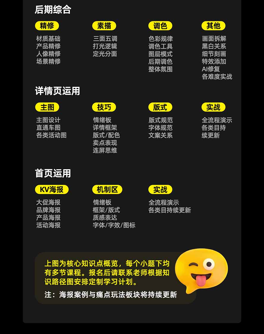 图片[4]-电商头等舱AI设计全能进阶2026新课：PS+即梦+Nano Banana+ComfyUI，从产品精修到详情页全案设计-聚业