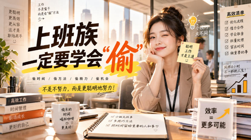 某社群精选付费文：上班族一定要学会“偷“-聚业