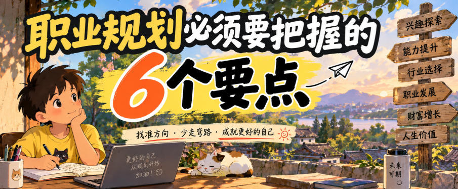付费文章：职业规划必须要把握的6个要点-聚业