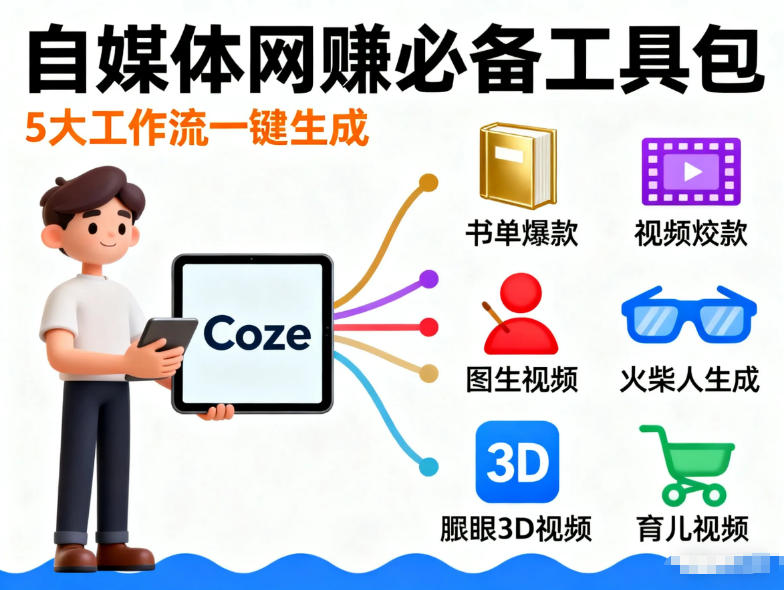 Coze工作流合集,内容一共100份左右,内容丰富,可以提供工作效率-聚业