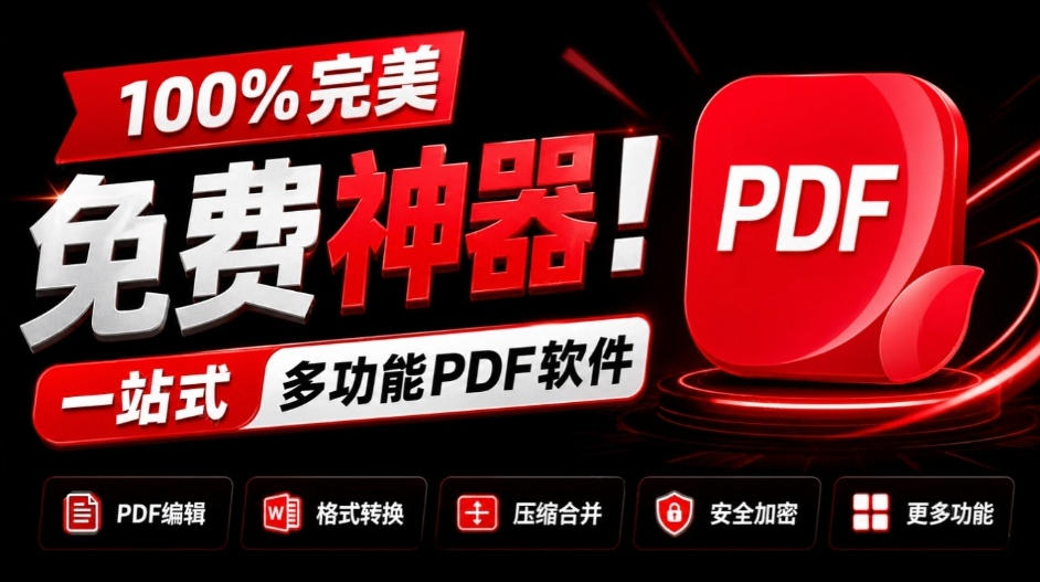 100%完美免费神器！一站式多功能PDF软件，支持PDF格式转换压缩编辑等，简约无广告，太Nice了JOPDF-聚业